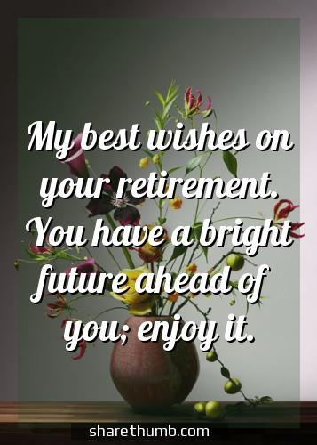 sentiments retirement wishes